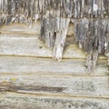 Plank wall of old wind mill Royalty Free Stock Photo