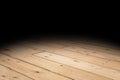 Plank wood floor texture perspective background for display or m Royalty Free Stock Photo