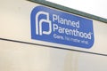 Planned Parenthood sign Royalty Free Stock Photo