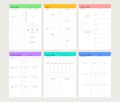 Planner Bundle , EPS , Daily , Weekly , 4Weekly , Month , 3Months , Planner