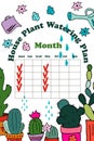 Daily watering planner