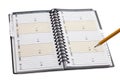 Planner notebook Royalty Free Stock Photo