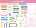 Planner stickers with cute Unicorn