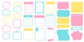 Planner stickers and frames set. Sticker planner template