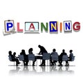 Planning Colorful Word Plan Strategy Business Concept