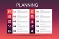 Planning Infographic 10 option template