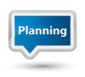 Planning prime blue banner button Royalty Free Stock Photo