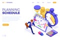 Planning schedule time management Royalty Free Stock Photo