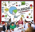 Planning Strategy Search Goals Mission Connect Process Concept Royalty Free Stock Photo