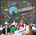 Planning Strategy Search Goals Mission Connect Process Concept Royalty Free Stock Photo