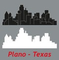 Plano, Texas ( city silhouette )