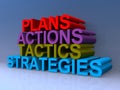 Plans actions tactics strategies