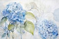 Plant background spring floral background flower watercolor Royalty Free Stock Photo