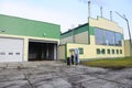 The plant, boiler-house using biofuel - wood chip. November 21, 2017. Slavutich, Ukraine