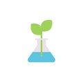 Plant, flask icon. Simple line, outline vector elements of stinks icons for ui and ux, website or mobile application