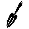 Plant hand spade icon, simple style