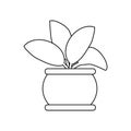 Plant icon vector set. garden illustration sign collection. grower symbol. herb logo.