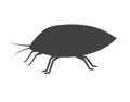 Plant Lice Insect Vector Silhouette Royalty Free Stock Photo