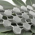 Plant nanobionics . Nano structure array on surface of leaf. AI Generated Image Royalty Free Stock Photo