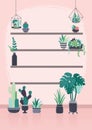 plant nursery design. Vector illustration decorative design