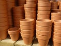 Plant pots Royalty Free Stock Photo