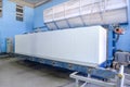 Plant for the production of sandwich panels from styrofoam