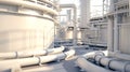 Plant for storage of liquefied petroleum gas in a big tanks