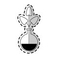 plant in test tube icon image