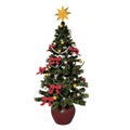 Christmas tree 3- Front view illustration vector Royalty Free Stock Photo