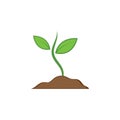 plant vector icon illustration