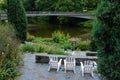 Planten un Blomen park in Hamburg Royalty Free Stock Photo