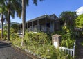 Planter house in botanic garden. Road Town, Tortola Royalty Free Stock Photo