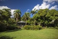 Planter house in botanic garden. Road Town, Tortola Royalty Free Stock Photo