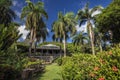 Planter house in botanic garden. Road Town, Tortola Royalty Free Stock Photo