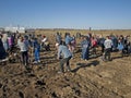 People at the spring planting 