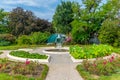 Plants flourishing at botanical garden in Zagreb, Croatia