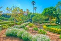 The plants of Palazzo Parisio garden in Naxxar, Malta