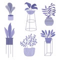 Plants set. vector