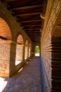 Plaosnik church tunnel Royalty Free Stock Photo