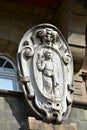 Plaque on Entrance Gate in Historic Old City Walls, Lucca, Tuscany, Italy