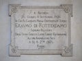 Plaque of Erasmus of Rotterdam at Turin University in Turin Royalty Free Stock Photo