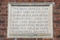 Thomas Hardy Plaque in Dorchester