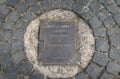 Historic Plaque in Battle, Sussex, UK