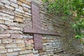 a plaque at the place of execution revolutionaries in the Oreshek fortress