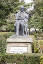 Sculpture dedicated to Don Calixto Payans and Vargas or Marques de la Constancia in the Coronation Park