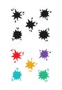 Plash star starburst icon set