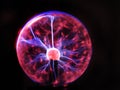 Plasma Ball of electricity used for STEM teaching tool Royalty Free Stock Photo