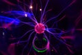 Plasma ball lamp energy Royalty Free Stock Photo