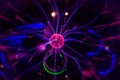 Plasma ball lamp energy, Royalty Free Stock Photo