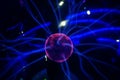 Plasma ball lamp energy, Royalty Free Stock Photo